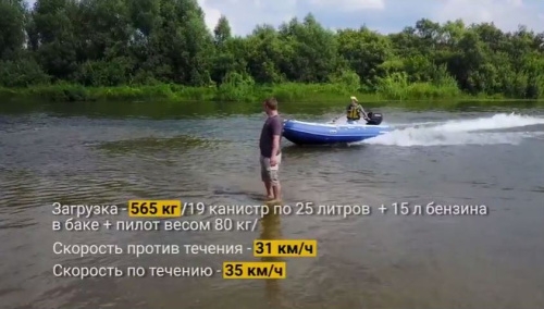 Надувная лодка ПВХ Солар-420 Стрела Jet Tunnel
