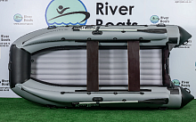 Надувная лодка ПВХ RiverBoats RB-390 НДНД + фальшборт